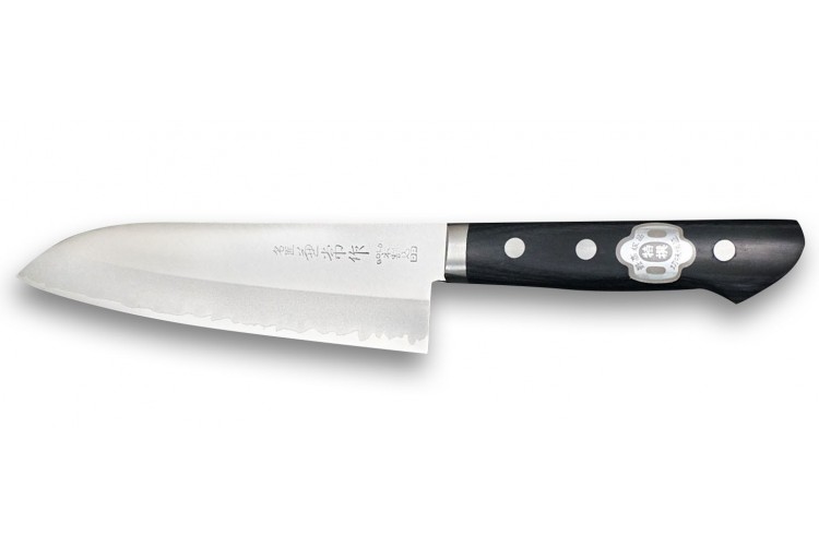 Couteau santoku japonais Japan Kanetsune 16.5cm acier VG10