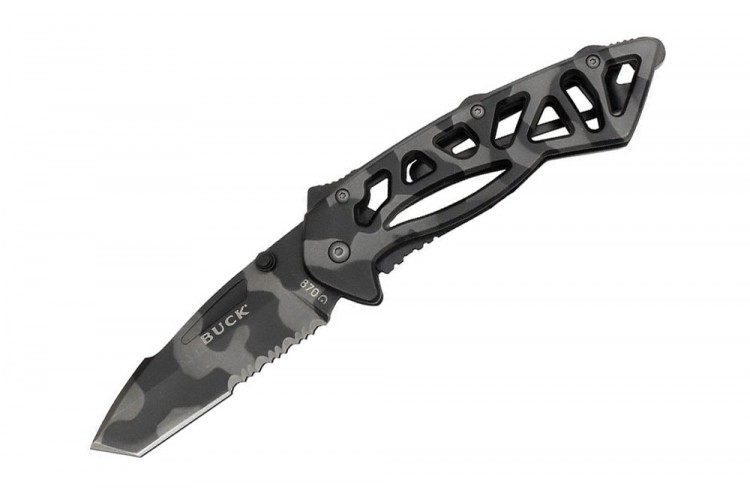 Couteau pliant BUCK MINI-BONES n°869CMS manche camouflage 8cm