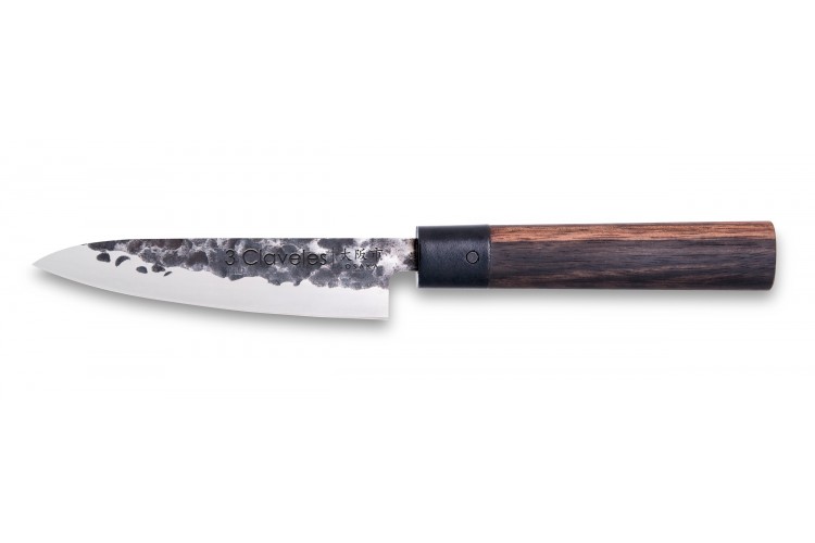 Couteau d'office 3 Claveles Osaka 13.5cm forgé main manche grenadille