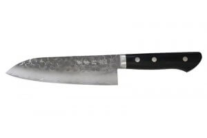 Couteau santoku 16,5cm Japan Kanetsune acier VG1 martelé