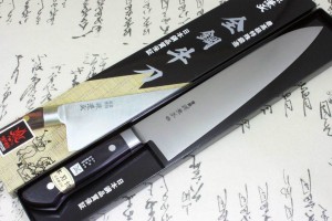 Couteau de chef 27cm Japan Kanetsune acier carbone 2N