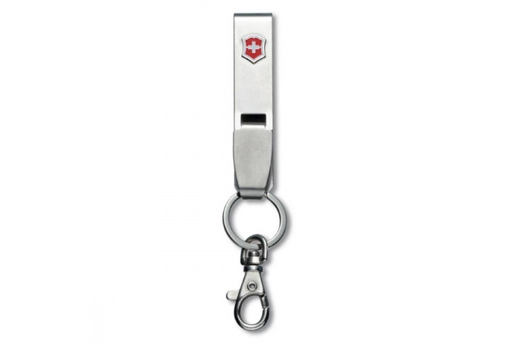 Passant de ceinture m&eacute;tallique Victorinox, avec mousqueton