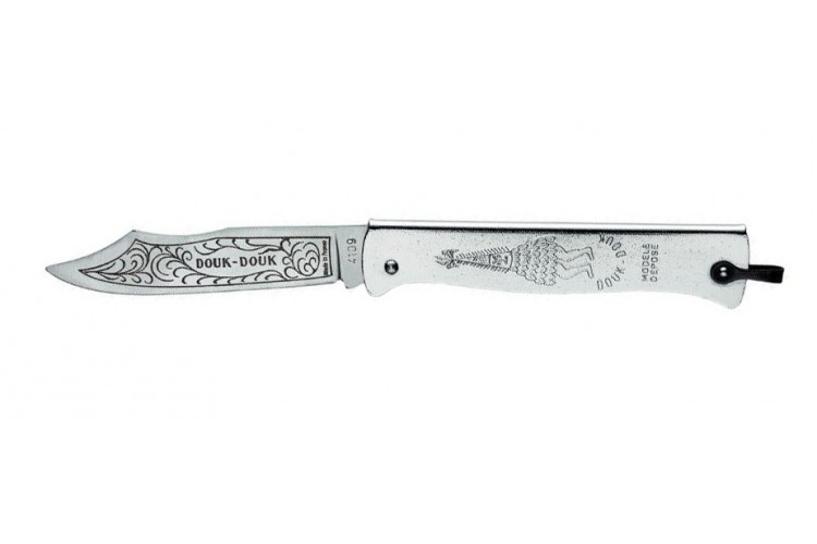 Couteau Douk-Douk 61815 acier inox manche chromé 11cm