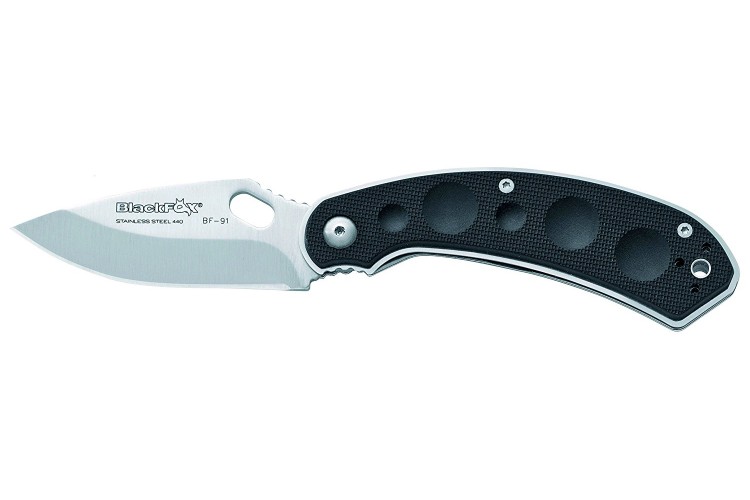 Couteau Black Fox BF.91 manche 10 cm Zytel noir 