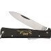 Couteau pliant OTTER Mercator lame acier inox manche métal noir 11cm