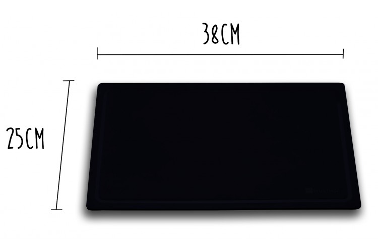 Planche &agrave; d&eacute;couper souple Wusthof noire 38x25cm