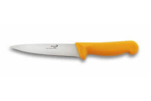 Couteau à saigner professionnel Déglon Profil lame 14cm - manche jaune