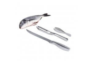 Set de découpe du poisson Kitchen Artist 3 pièces