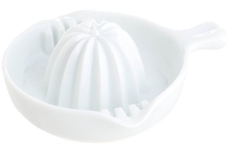 Presse citron Kai en porcelaine blanche