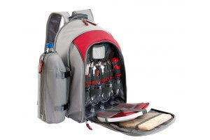 Sac à dos picnic isotherme Be Nomad rouge 4 personnes