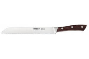 Couteau à pain forgé Arcos Natura dentelé 20cm palissandre