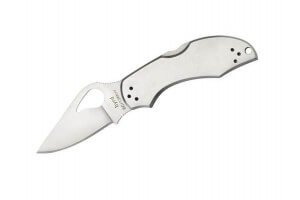 Couteau pliant Spyderco BYRD Robin 2 tout inox 8.5cm