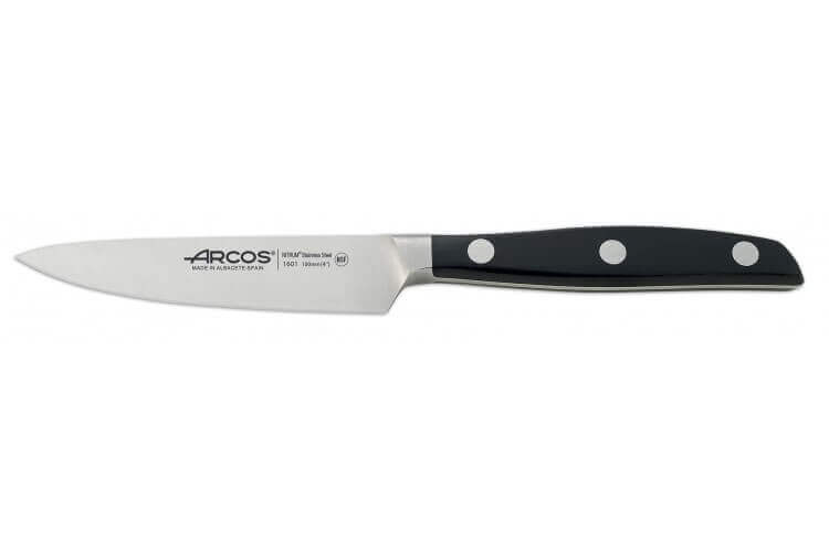 Couteau d'office forgé Arcos Manhattan 10cm tranchant extrême
