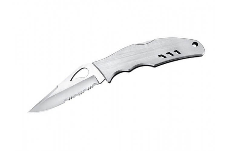 Couteau pliant Spyderco BYRD Meadowlark 2 à dents tout inox 10cm