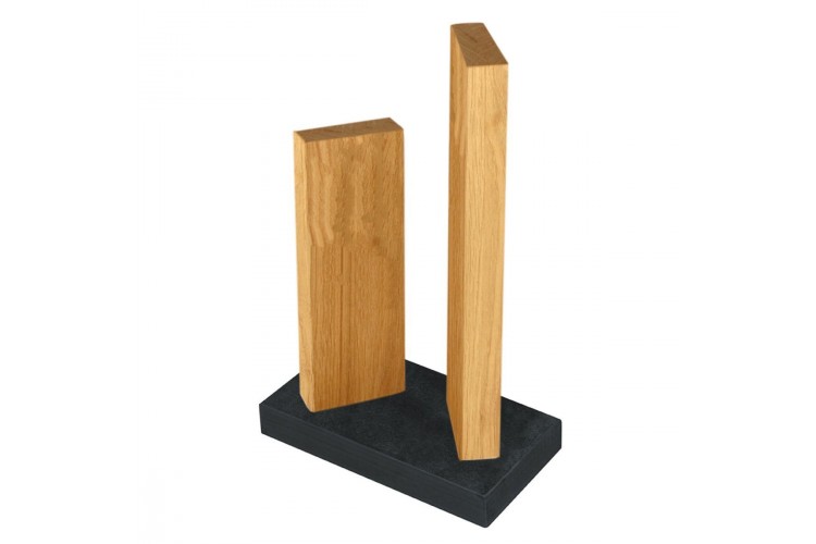 Bloc cuisine KAI Stonehenge aimant&eacute; en ch&ecirc;ne et granite - 4 places