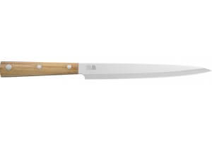 Couteau Sashimi Due Cigni Hakucho 22cm manche olivier