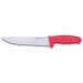 Couteau de boucher 25cm manche rouge Bargoin