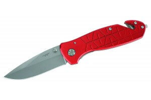 Couteau pliant Herbertz 200911 manche rouge 12cm + fonctions sécurité