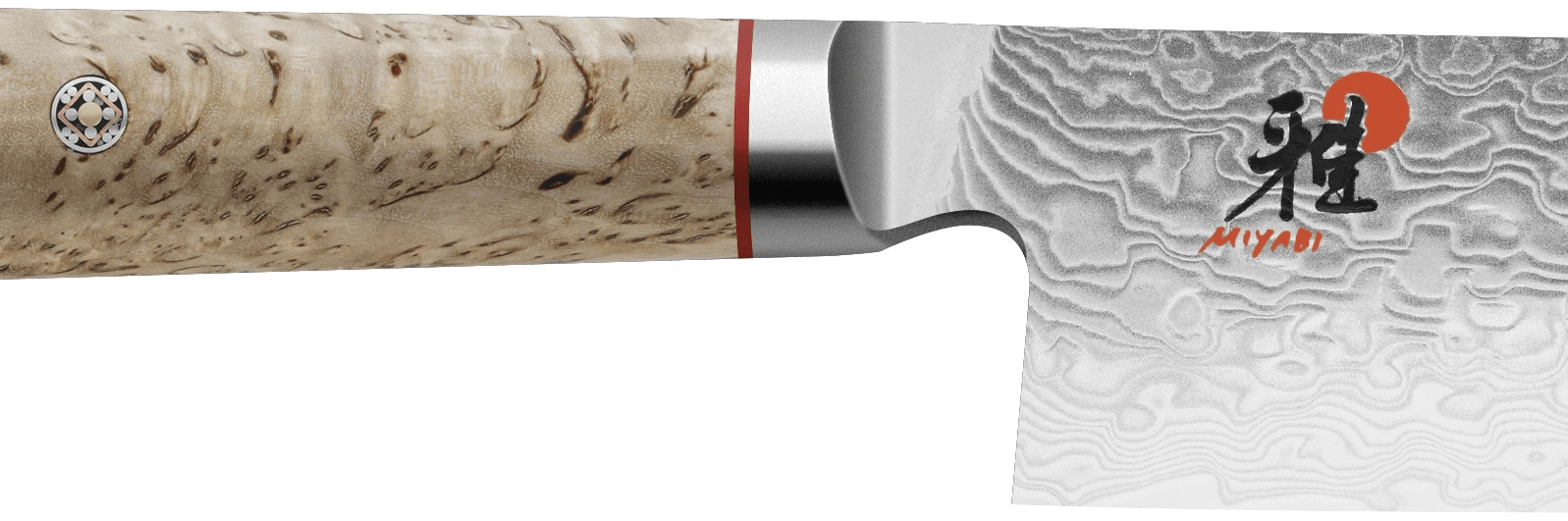 Miyabi - Couteau Nakiri de 6 1/2 po avec manche en bois de bouleau 5000MCD-B