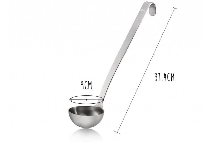 Louche Gefu Baseline 15cl acier inox - Diamètre pochon 9cm
