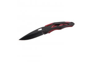 Couteau pliant Herbertz 576212 manche 12cm alu noir/rouge