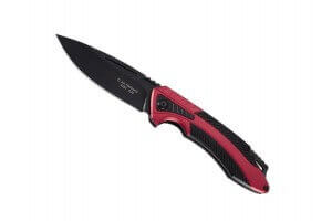 Couteau pliant Herbertz 576812 manche alu rouge/noir 12cm