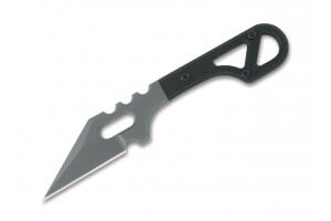 Couteau de cou Black Fox BF728 Spike G10 4cm + étui