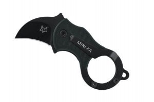 Couteau pliant FOX FX.535B Mini-Ka manche nylon noir 6cm