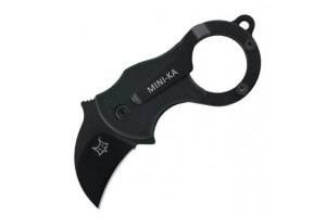 Couteau pliant FOX FX.535B Mini-Ka manche nylon noir 6cm