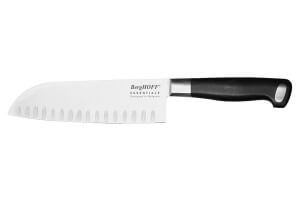 Couteau Santoku Berghoff Essentials lame alvéolée 18cm acier inox