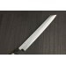 Couteau Sashimi Kiritsuke japonais artisanal JIKKO Jyousaku White 2 Steel manche magnolia