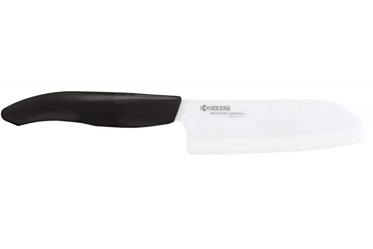 Couteau santoku Kyocera lame céramique 11.5cm manche noir