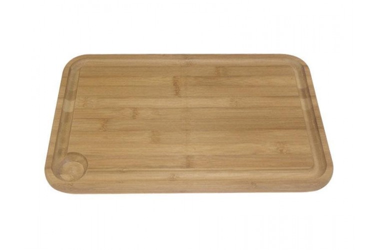 Planche en bois 35 x 24 x 4 cm les fruits ou la viande Planche de cuisine en bois pour couper les légumes Schoberg Planche à découper avec bac de récupération Planche à découper en bambou 