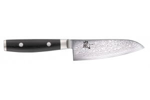 Couteau Santoku japonais Yaxell RAN lame 12.5cm damas 69 couches