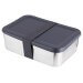 Bento Lunch Box Berghoff Essentials inox + bande extensible silicone - 0.7L