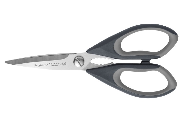 Ciseaux de cuisine Berghoff Essentials 22,5cm inox et PP + étui