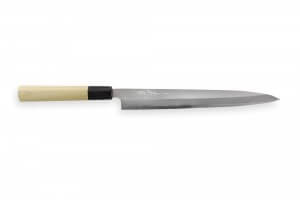 Couteau yanagiba japonais artisanal Yoshihiro Jyosaku White 2 steel 24cm