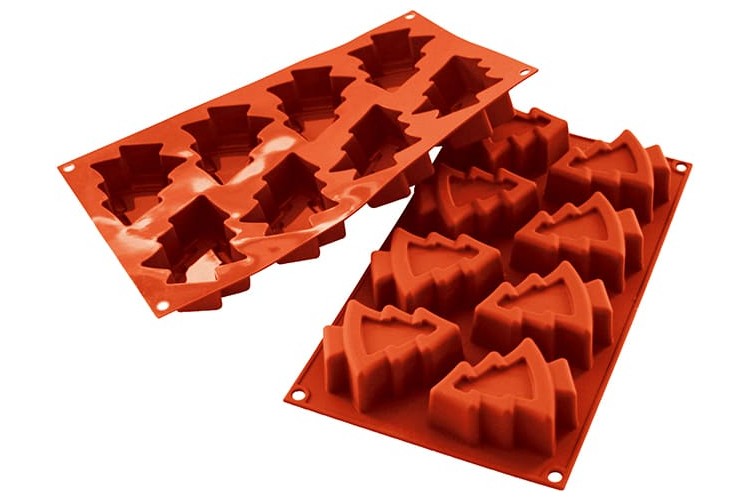 Moule en silicone professionnel Silikomart Silicon Flex 8 &eacute;toiles &Oslash;70mm 