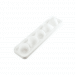Moule pâtissier fraise Silikomart en silicone blanc
