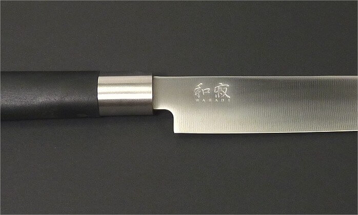 Kai Wasabi Black set with 3 knives and sharpener - DEKSELS!
