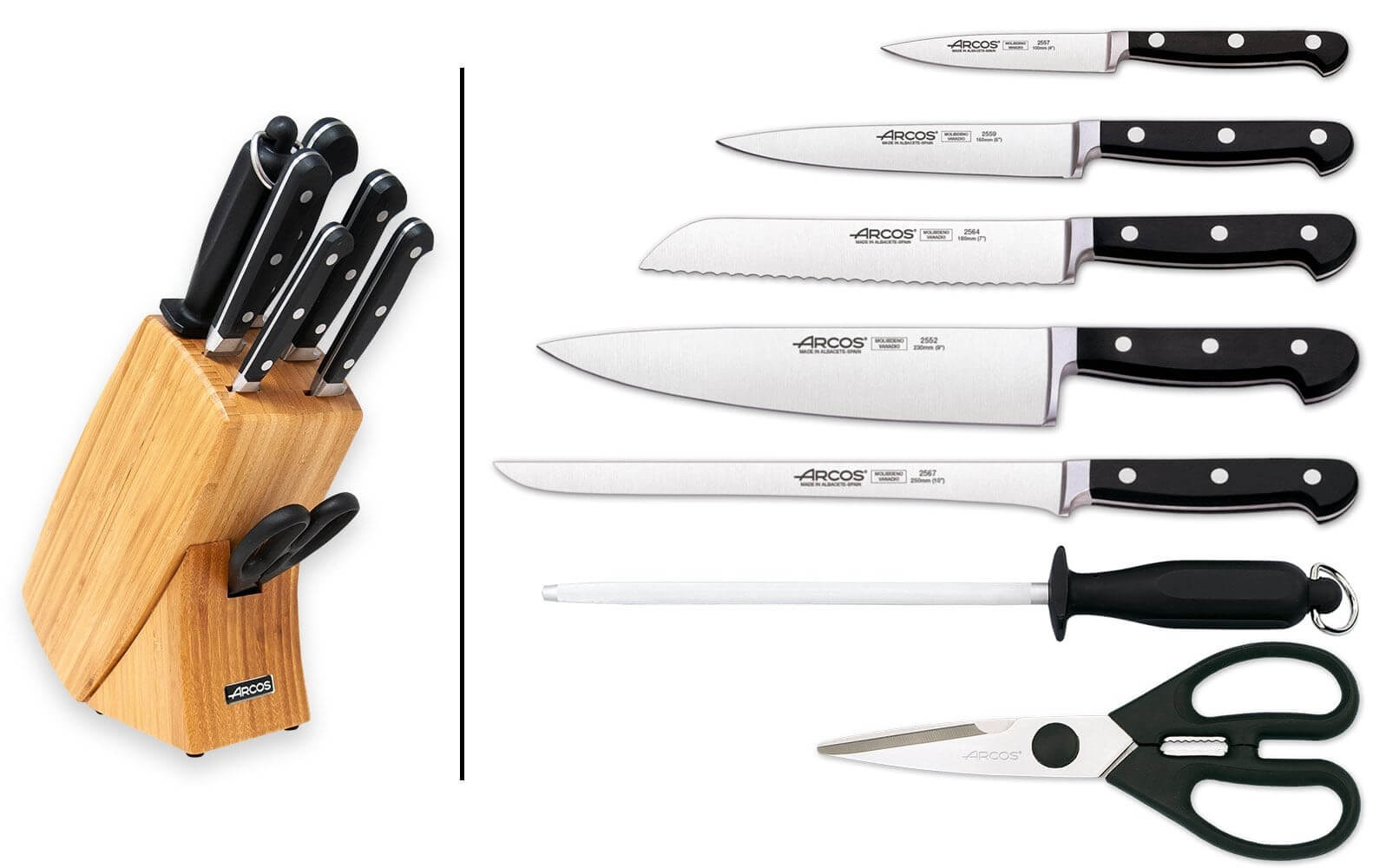 Range-couteaux en bois - Accessoires cuisines