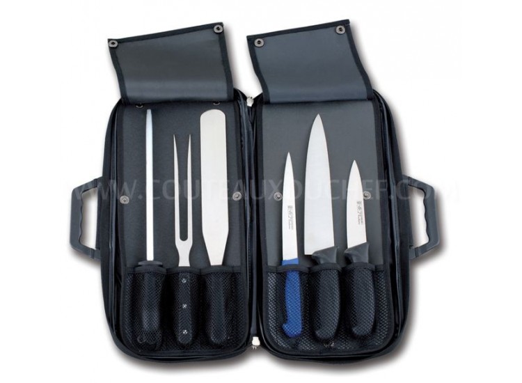 Malette 6 couteaux professionnels BARGOIN pour apprentis 