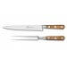 Coffret couteaux SABATIER Provençao tranchelard 20cm + fourchette à viande