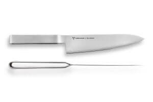 Couteau de chef japonais Shizu Hamono Round Bar 18cm
