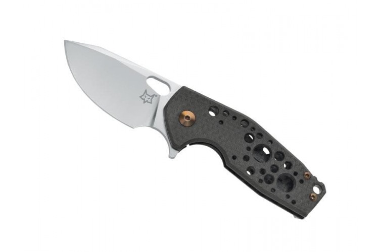 Couteau pliant Fox Suru fibre de carbone noir/titanium