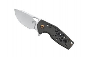Couteau pliant Fox Suru fibre de carbone noir/titanium 9cm
