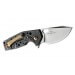 Couteau pliant Fox Suru fibre de carbone noir/titanium 9cm