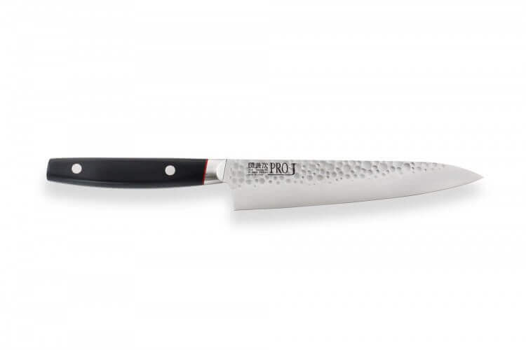 Couteau universel japonais Kanetsugu Pro-J lame martelée San Mai 15cm