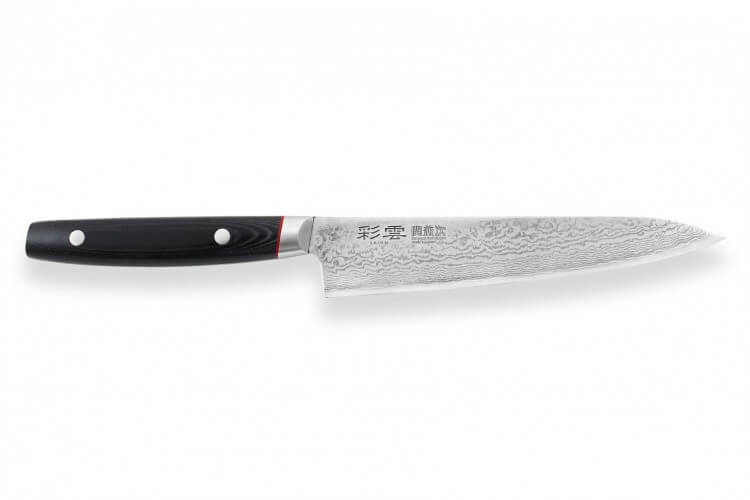 Couteau universel japonais Kanetsugu Saiun 15cm damas 65 couches