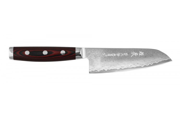 Couteau santoku japonais Yaxell SUPERGOU 12.5cm damas 161 couches